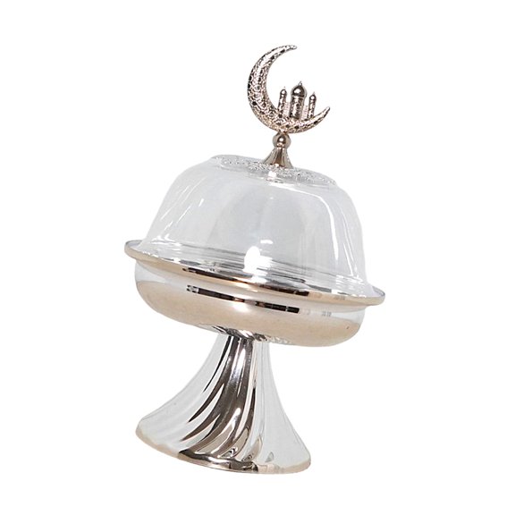 Stylish Multiple Compartment Dessert Plate Portable Yet Stable Design Easy To Cleaning Eid Celebration Serving