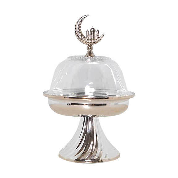 Stylish Multiple Compartment Dessert Plate Portable Yet Stable Design Easy To Eid Celebration Serving