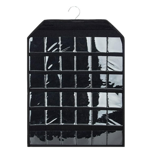 Stylish Multiple Pocket Badge Display Bag Wall Mounted Organizers for Easy Access and Protective of Your Collection