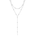thumbnail image 1 of Stylish Multiple Strands Chain Necklace Delicate Fringe Designs Sturdy Alloy Accessory for Daily or Formal Wear, 1 of 8