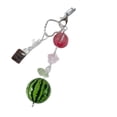 thumbnail image 1 of Stylish Multiuse Peach Watermelon Beaded Phone Lanyard Keyring For Card Devices, 1 of 7