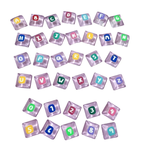 Stylish Nails Art Keyboard Increaser Keycap Stickers High-transparency Glass With Full Letters And Numbers