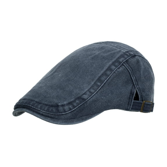 Stylish Newsboy Cap for Men Peaked Wool Gatsby Flat Cap Retro Scally Cap Unisex Cap Solid Hat Work Cap Plain Sunshade Cap Mountain Climbing Outdoors Autumn Winter Cap