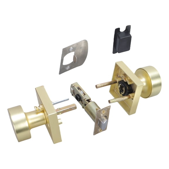 Stylish Nonlockable Passage Door Knobs for Residential Space Daily Use