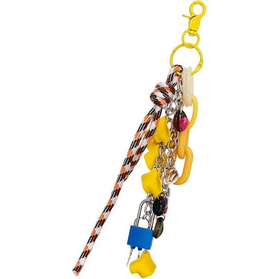 Stylish Nylon Rope Bag Accessory Fashion Bag Charm and Keychain Pendant Key Holder Accessory for Men and Women