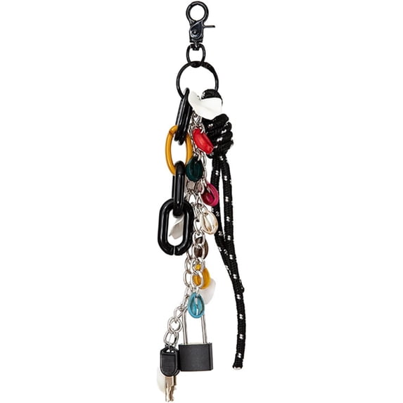 Stylish Nylon Rope Bag Accessory Fashion Bag Charm and Keychain Pendant Key Holder Accessory for Men and Women
