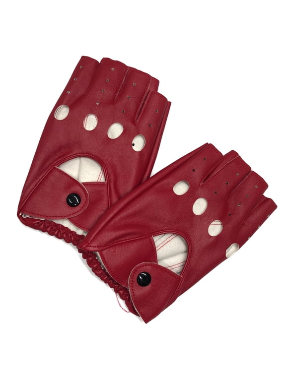 Stylish Open Finger Gloves With Mesh Cutouts For Women Night Out Stage Shows