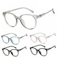 thumbnail image 1 of Stylish Oval Candy Color Non-prescription Eyeglasses Clear Lens Eyewear for Women Ladies Girl, 1 of 6