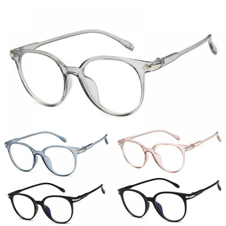 Stylish Oval Candy Color Non prescription Eyeglasses Clear Lens Eyewear for Women Ladies Girl Walmart