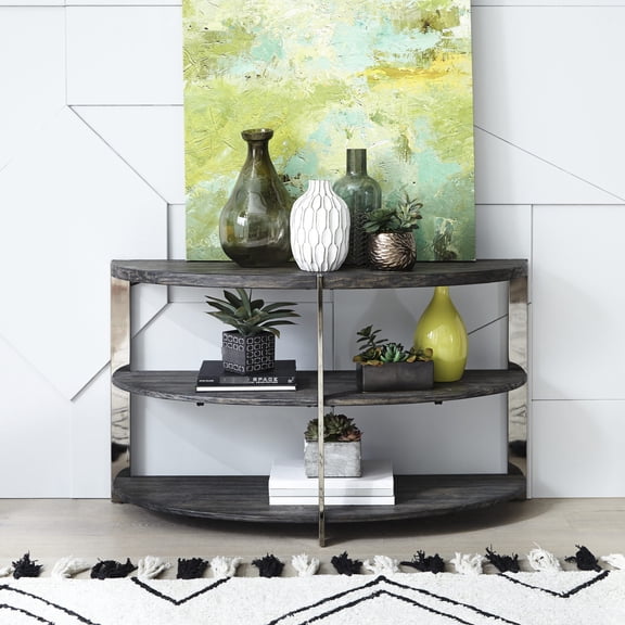 Stylish Oval Console / For Storage and Display / High - Quality Materials