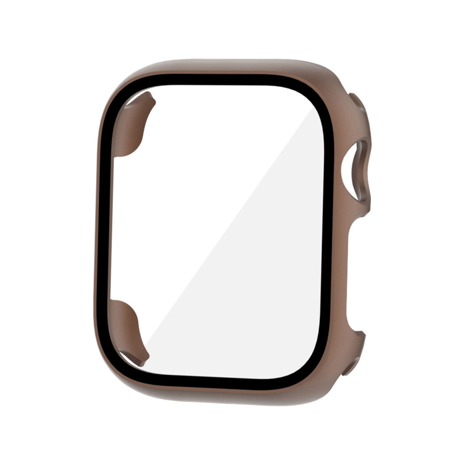Stylish PC Muted Glass Smartwatch Case With Sweat Resistance Fit For 40 ...
