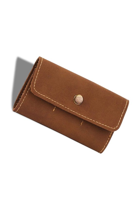 Stylish PU Guitar Pick Organizers Convenient PU Leather Key Chain Guitar Picks for Quick Access and Protecting