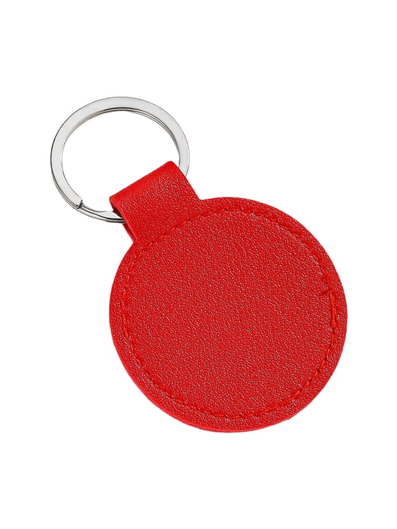 Stylish PU Leather Key Rings Secure Antislip Design Comfortable Grip For Office Travel And Outdoor Use