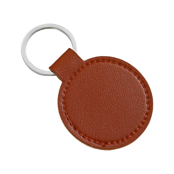 Stylish PU Leather Key Rings Secure Antislip Design Comfortable Grip For Office Travel And Outdoor Use