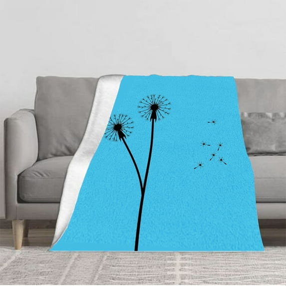 Stylish Pattern Flannel Blanket - Soft Warm & Cozy for Sofa Travel Bed & Chair - Perfect Minimalist Home Decor