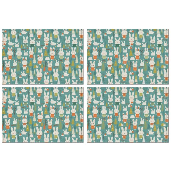 Stylish Pattern Round Elastic Tablecloth – Fitted Polyester Printed Table Cover with Stretch Edge for Kitchen, Dining, Outdoor or Patio Table, 17.7x11.8in, Pattern-child15, White