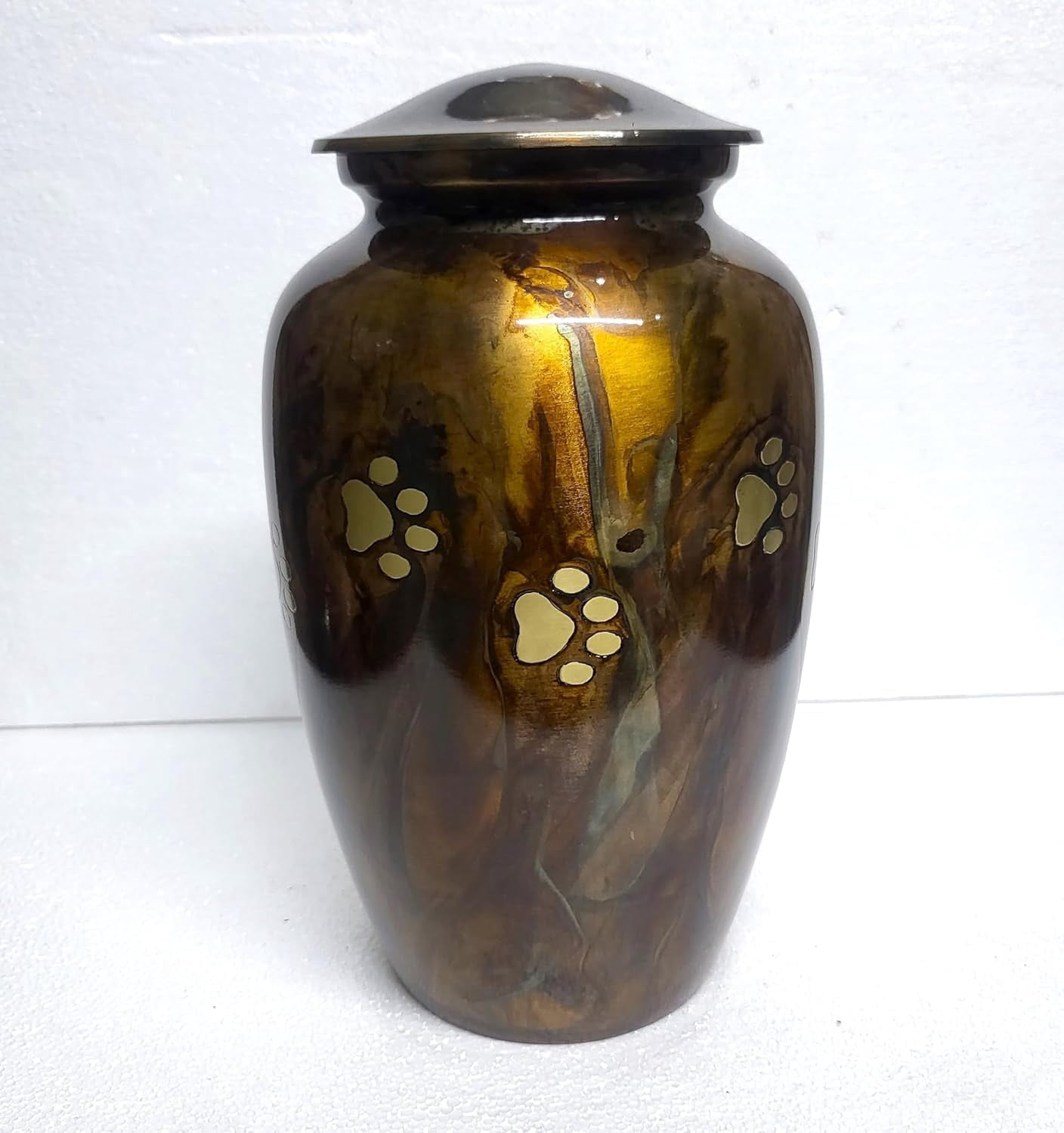 Stylish Paw Pet Urn for Human Ashes for Adult, Memorial Ashes Urns 10 inches
