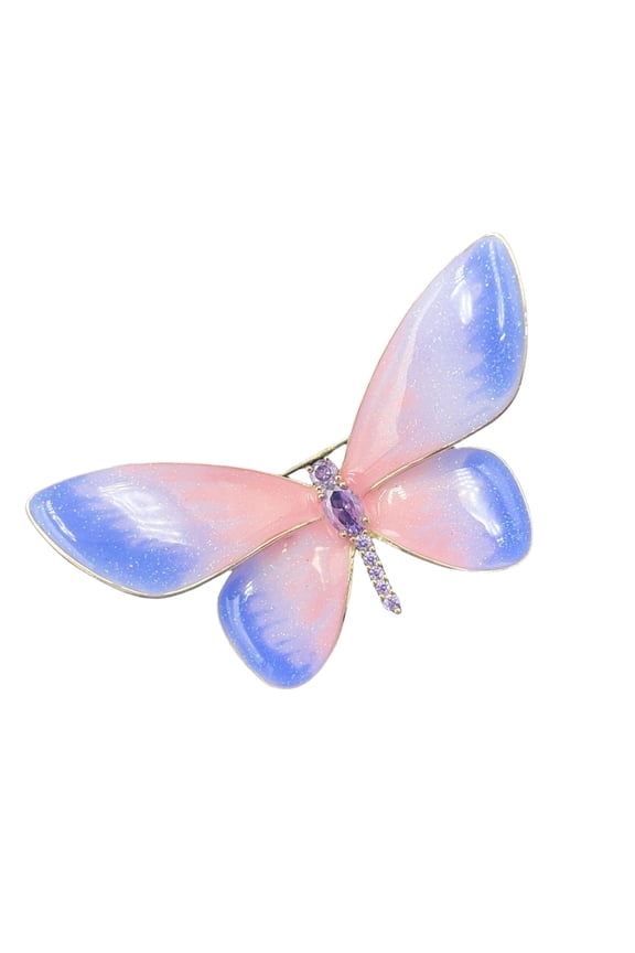 Stylish Peach Cocoons To Butterfly Copper Pin Jewelry Stylish Butterfly Pin For Stylish Women And Formal Event