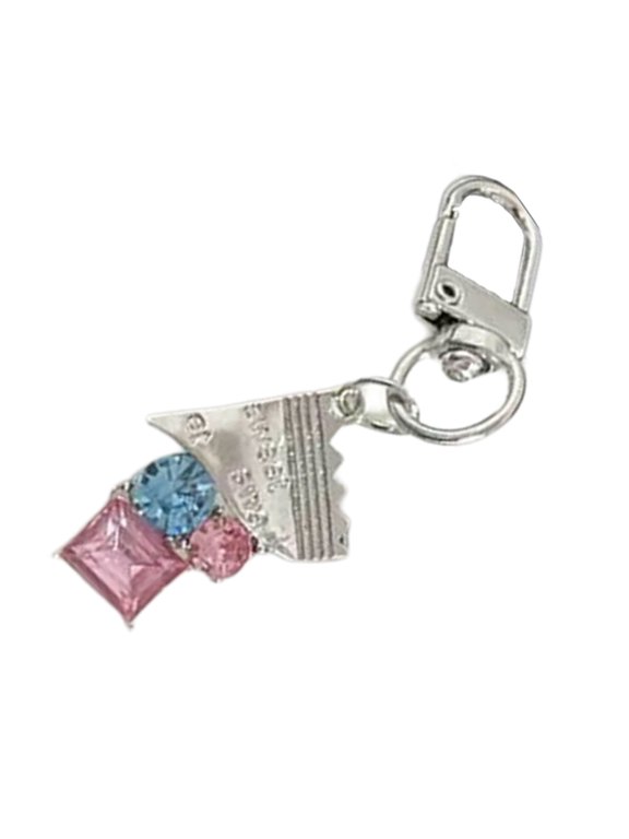 Stylish Pendant Keychain Unisex Key Chain Multi-Functional Phone Chain Funny Keyrings Charm Accessory for Women Girls