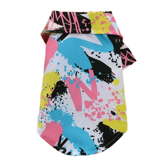 Stylish Pet Hawaiian Shirt - Breathable Summer Beach Dog Shirt - Perfect for Outdoor Adventures
