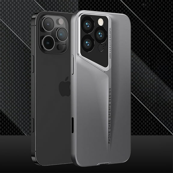 Stylish Phone Case for Apple iPhone 16 Pro Max, Ultra Slim Fit Anti-Scratch Bumper Shockproof Protective Camera Lens Protective Minimalist Back Cover Case for iPhone 16 Pro Max, Gray