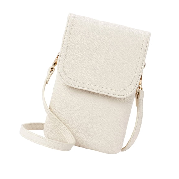 Stylish Phone Case Lightweight PU Leather Card Holder With Phone Slot Compact Crossbody Bag For Daily Use