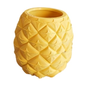 Stylish Pineapple Themed Desk Organizers Creative Crafted Flowerpot Container for Pens Or Succulents
