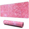 thumbnail image 1 of Stylish Pink Mouse Pad with Inspiring Quote - Large 31.5x11.8 in Desk Mat, Keyboard Pad, Laptop Protector - Lovely Addition to Pink Desk Accessories, 1 of 7