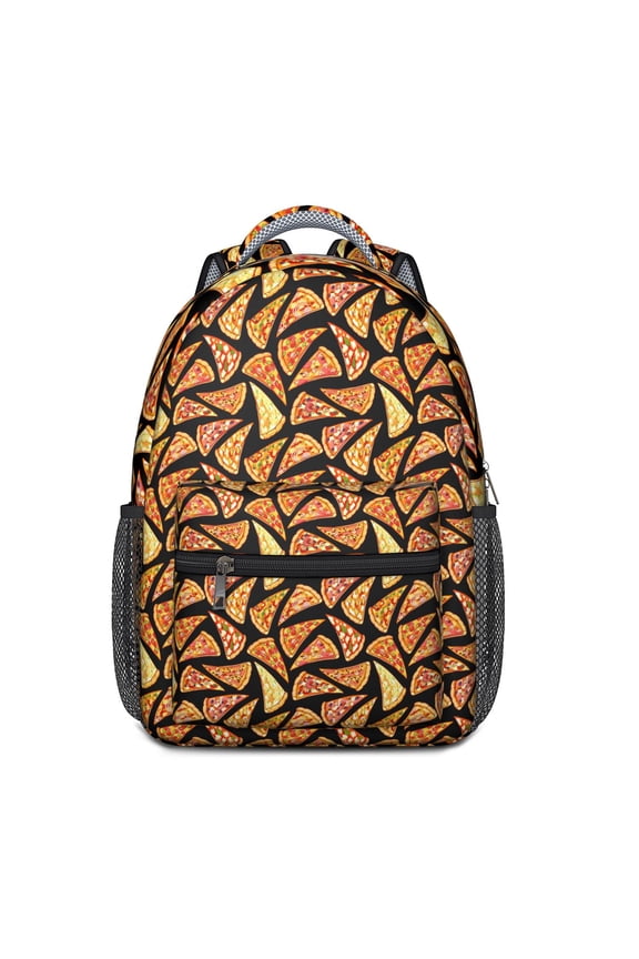Stylish Pizza Backpack for Students - Waterproof & Durable with Ergonomic Design, Spacious Storage for Foodie Teens & College