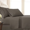 thumbnail image 1 of Stylish Pleated Hem 21-inch Extra Deep Pocket Comfortable Microfiber Sheet Set by Southshore Fine Linens, 1 of 9