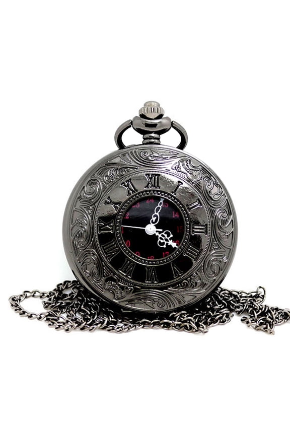 Stylish Pocket Watch with Pop Open Flip Front Cover Easy-to-Read Dial for Daily Use and Collectors