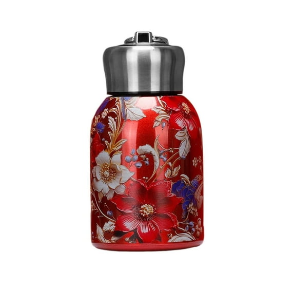 Stylish & Portable Insulated Water Bottle, Mini Stainless Steel Water Bottle, Enjoy Fresh Drinks Anytime Anywhere, Keep Drinks Hot Or Cold, One-Hand Carry, For Gym, Hiking, Office