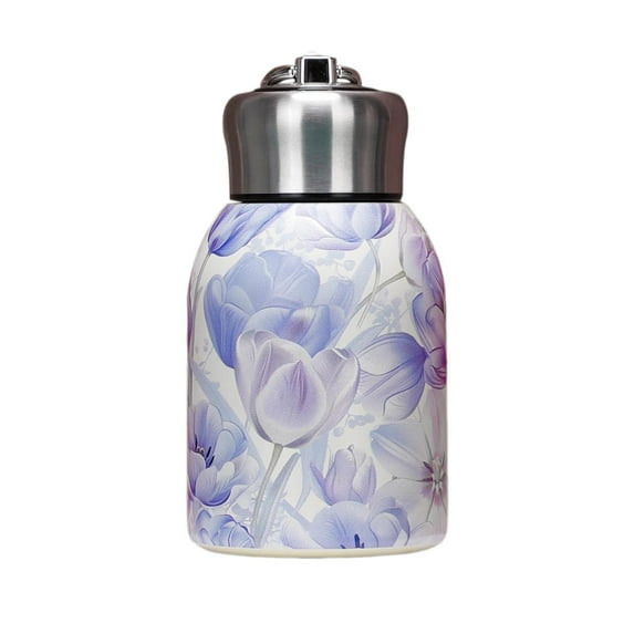 Stylish & Portable Insulated Water Bottle, Mini Stainless Steel Water Bottle, Enjoy Fresh Drinks Anytime Anywhere, Keep Drinks Hot Or Cold, One-Hand Carry, For Gym, Hiking, Office