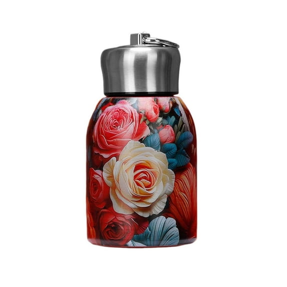 Stylish & Portable Insulated Water Bottle, Mini Stainless Steel Water Bottle, Enjoy Fresh Drinks Anytime Anywhere, Keep Drinks Hot Or Cold, One-Hand Carry, For Gym, Hiking, Office