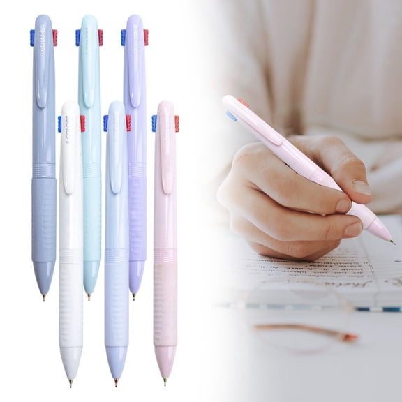 Stylish Press Type Colored Pen with red, 1 Color for Office Use, Home Writing, Daily Note Taking | Designed for Comfortable Handling