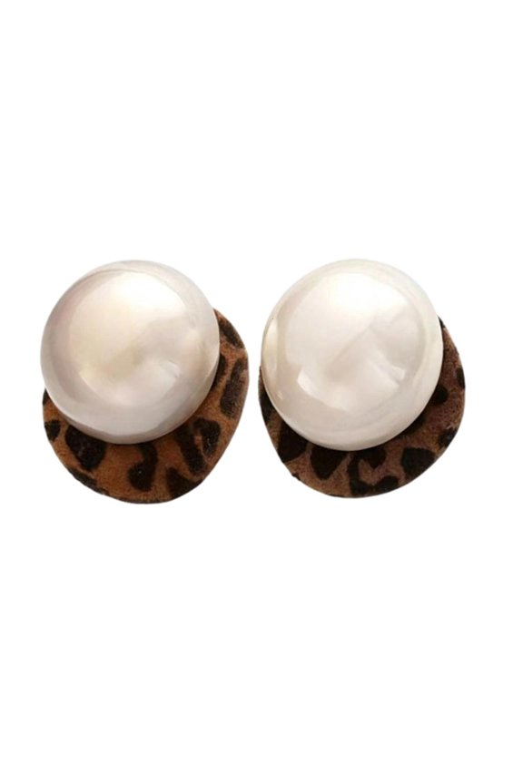 Vintage Inspire Flocking Pearls Earrings Winter Fashion Statement Pieces Casual Formal Outfit Matching Accessories