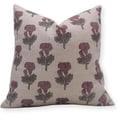 thumbnail image 1 of Stylish Pure Linen Pillow Covers with Hand Block Prints By Fabdivine, 22X22, Throw Pillowcase Cushion Cover with Zipper for Sofa, Couch, Home Décor, Outdoor, Farmhouse, Living Room, Manmohan, 1 of 6