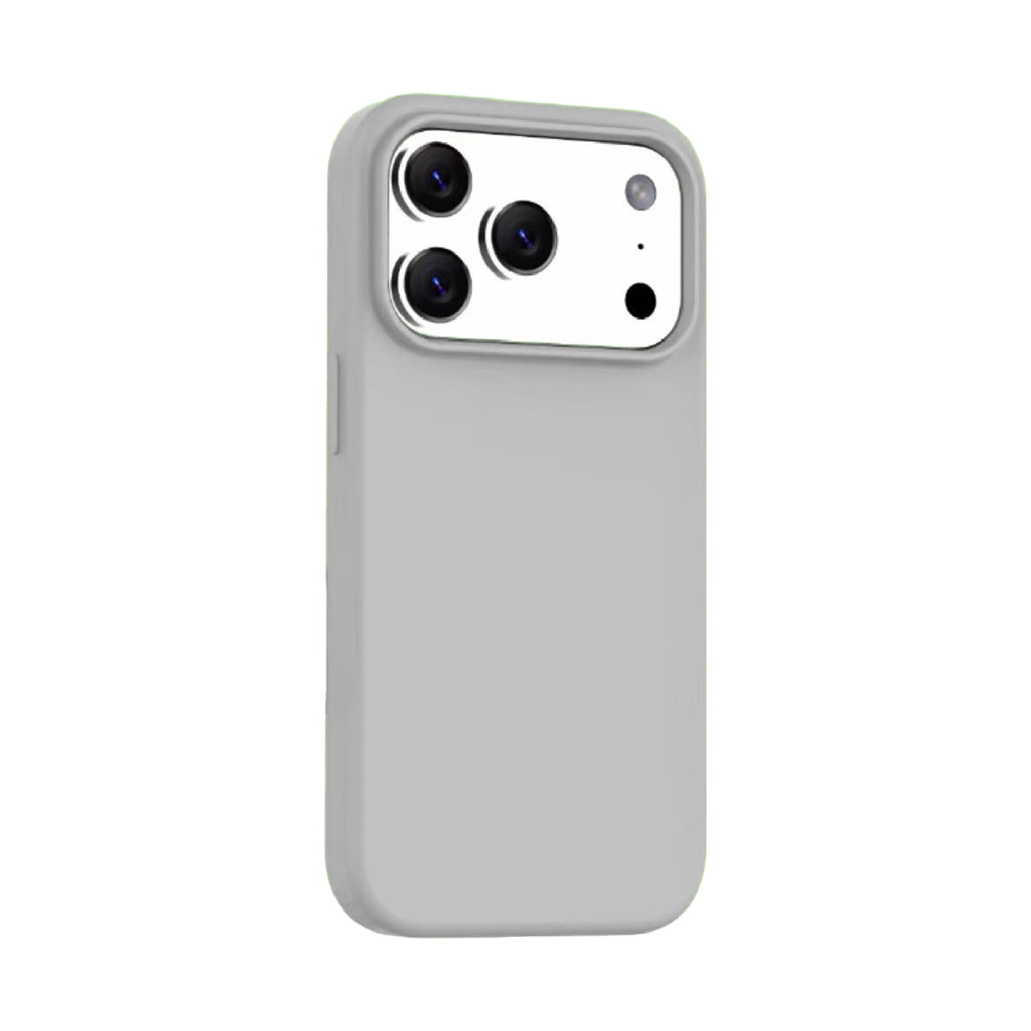 Minimalist Silicone Case for iPhone 17 Pro - Gray