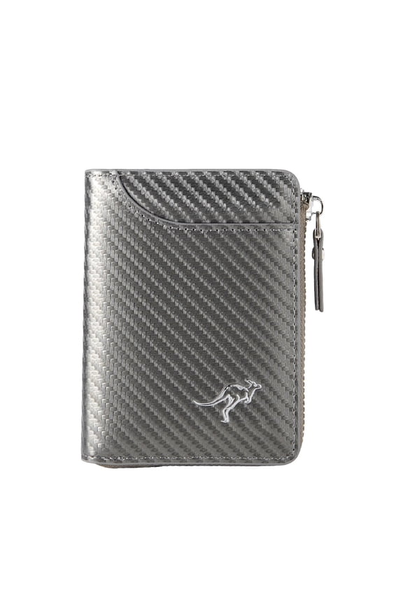 Stylish RFID Blocking Wallet For Men Secure Card Holder With Technology Water Proof Fashionable Leather Billfold For Daily Use Zipper Purse Large Mens Wallet Book Wallets for Women Hinge Wallet Smart