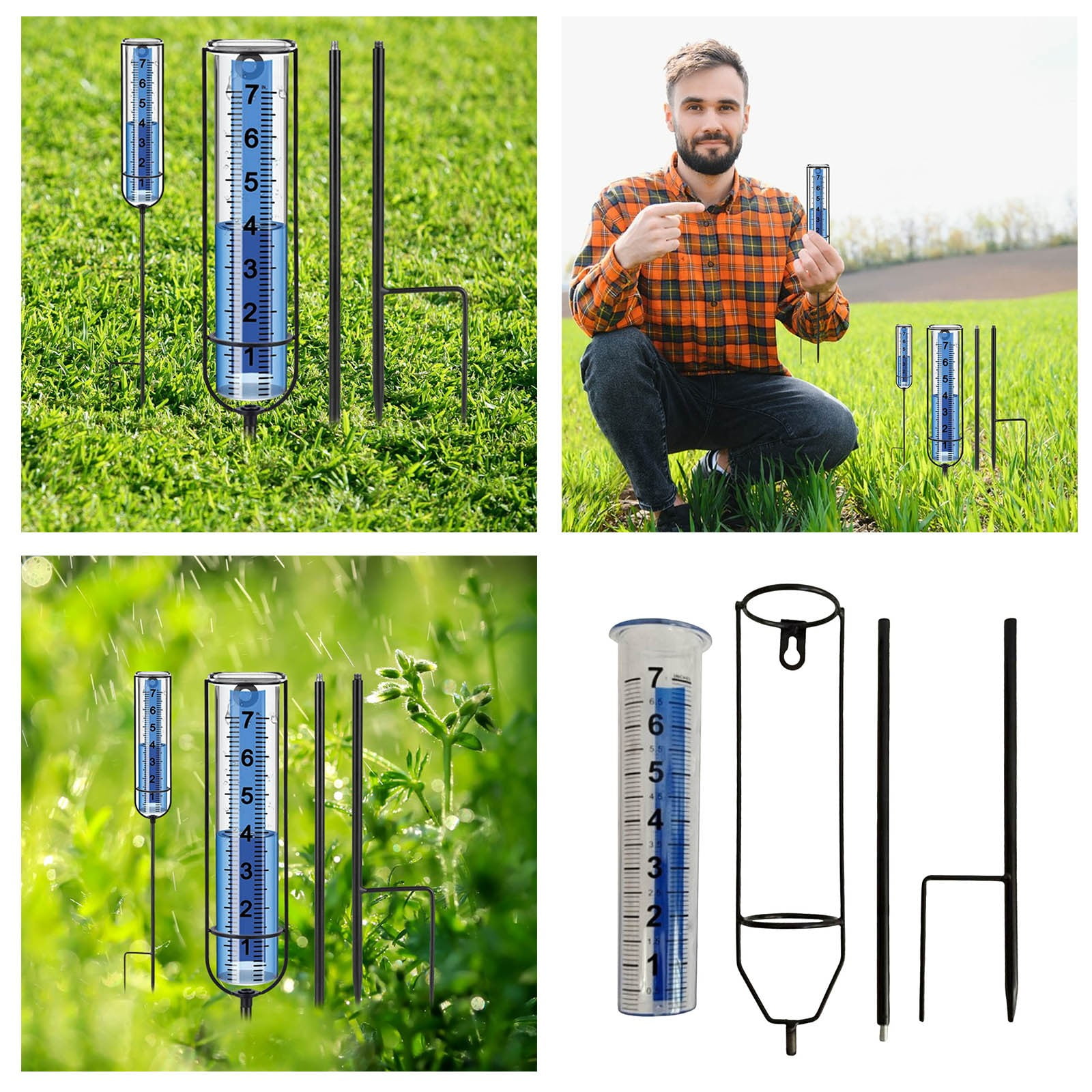 Stylish Rain Gauge Proof Rain Gauge Outdoor Rain Gauges For Yard With