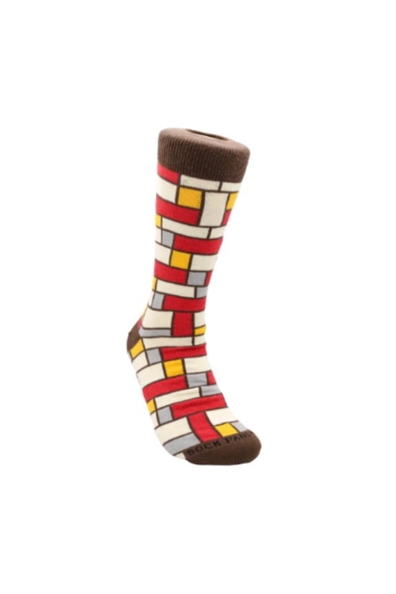 Stylish Rectangle Patterned Office Socks from the Sock Panda