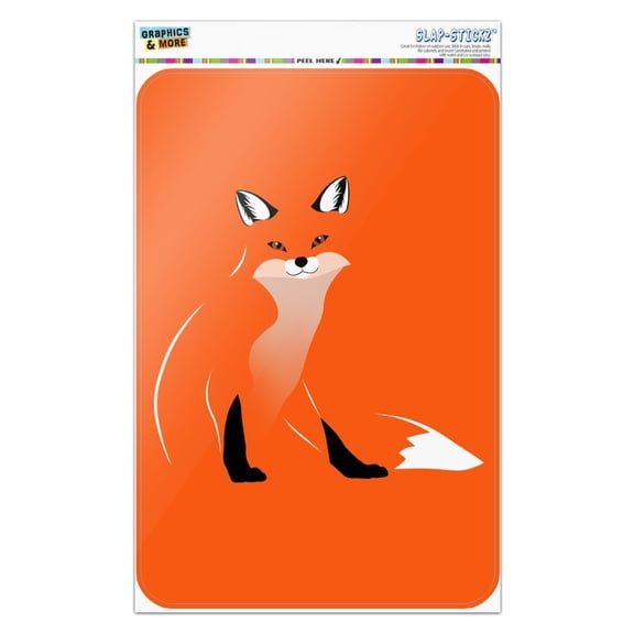 Stylish Red Foxy Fox Home Business Office Sign