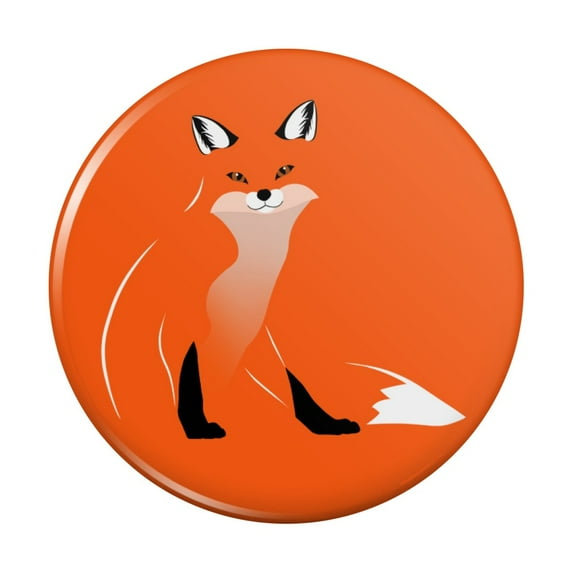 Stylish Red Foxy Fox Kitchen Refrigerator Locker Button Magnet