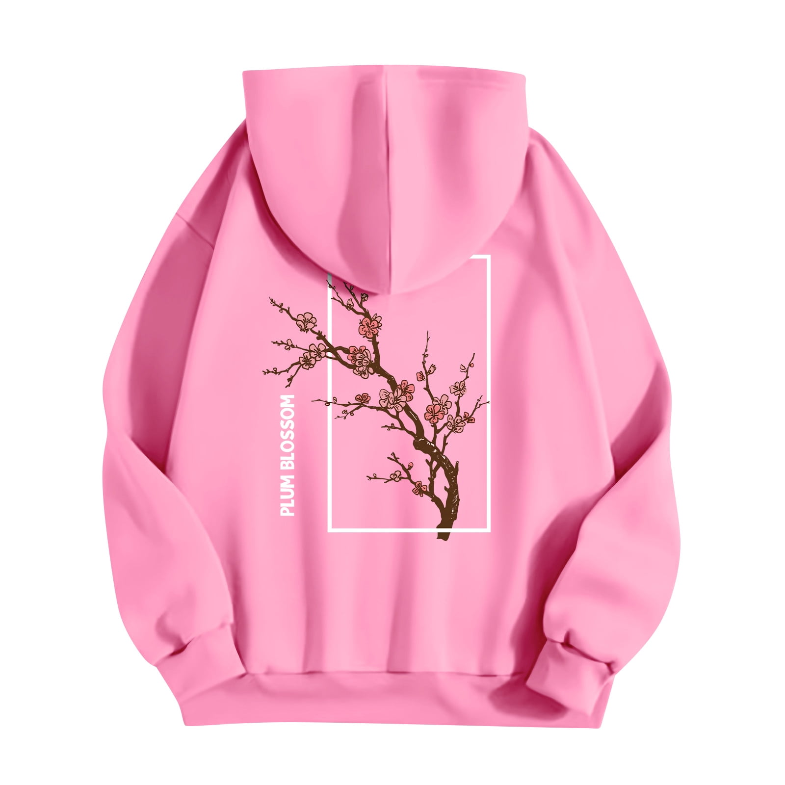 Stylish Red Hoodie with Cherry Blossom Print Cozy Soft and Fashionable Sweatshirt for All Seasons Walmart