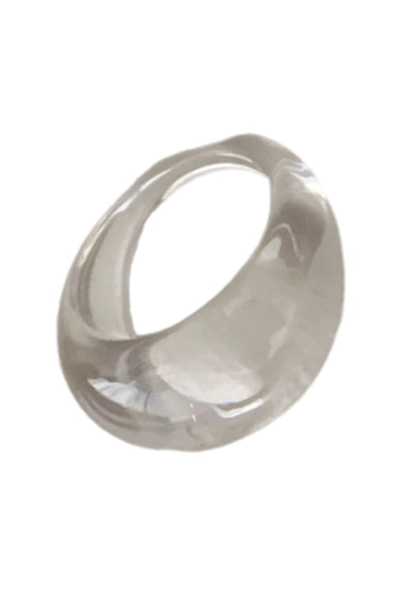 Stylish Resin Cocktail Rings Glossy Finish Lightweight Design Multiple Color Options Perfect For Everyday Jewelry