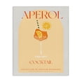 thumbnail image 1 of Stylish Retro Aperol Cocktail Canvas Wall Art, design by Lil' Rue, 1 of 8
