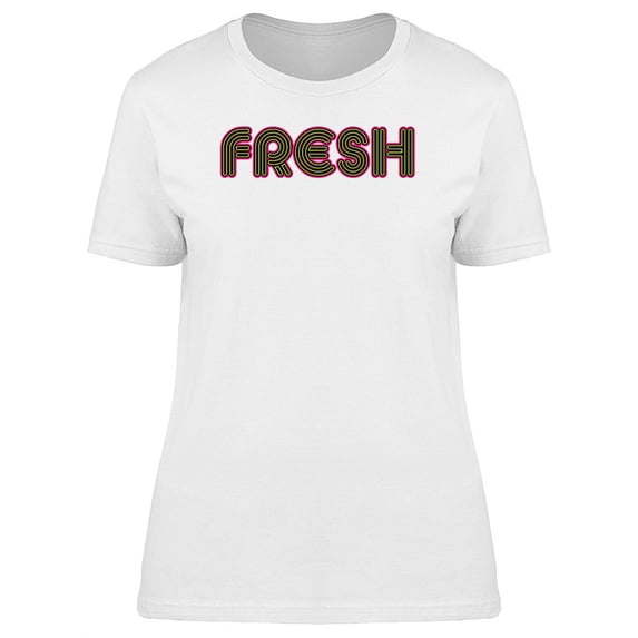 Stylish Retro Fresh Slogan Women's White T-shirt