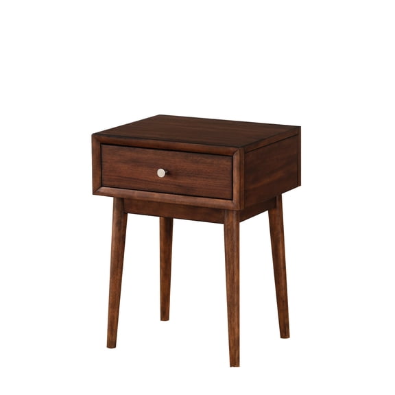 Stylish Retro - Modern End Table / In Primary Living Space / Drawer Storage