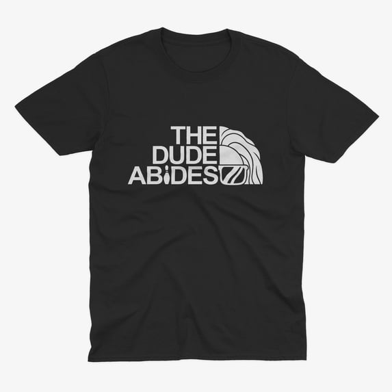 Stylish Retro Movie Quote T-Shirt - The Dude Abides Design - Comfort Colors - Soft and Comfortable Fit
