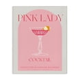 thumbnail image 1 of Stylish Retro Pink Lady Canvas Wall Art, design by Lil' Rue, 1 of 8